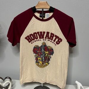 Warner Bros. Hogwarts Gryffindor Tee - Burgundy and Cream